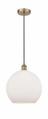 Athens 1 Light Industrial Medium Pendant by Innovations - 616-1P-G12-12