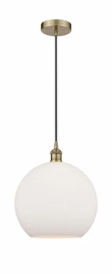 Athens 1 Light Industrial Medium Pendant by Innovations - 616-1P-G12-12