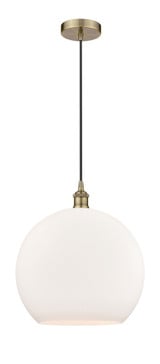 Athens 1 Light Medium Pendant 17.38 Inch Tall by Innovations - 616-1P-G12-14