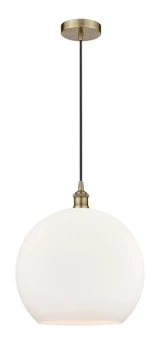 Athens 1 Light Medium Pendant 17.38 Inch Tall by Innovations - 616-1P-G12-14