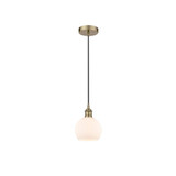 Athens 1 Light Mini Pendant 8.88 Inch Tall by Innovations - 616-1P-G12-6