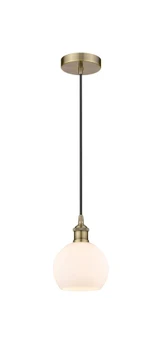 Athens 1 Light Mini Pendant 8.88 Inch Tall by Innovations - 616-1P-G12-6