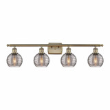 Athens Deco Swirl 4 Light Vanity Light 36 Inch Wide by Innovations - 516-4W-G1213-6