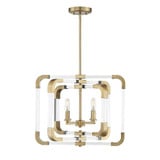 Rotterdam 4 Light 20 Inch Wide Semi Flush Mount by Savoy House - 6-1662-4
