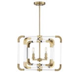 Rotterdam 4 Light 20 Inch Wide Semi Flush Mount by Savoy House - 6-1662-4