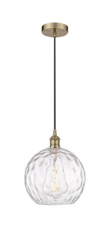 Athens Water Glass 1 Light Small Pendant 12.75 Inch Tall by Innovations - 616-1P-G1215-10