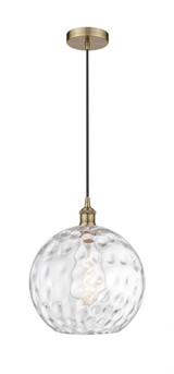 Athens Water Glass 1 Light Medium Pendant 14.75 Inch Tall by Innovations - 616-1P-G1215-12