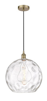 Athens Water Glass 1 Light Medium Pendant 15.88 Inch Tall by Innovations - 616-1P-G1215-14