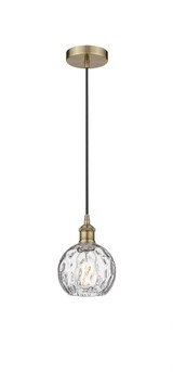 Athens Water Glass 1 Light Mini Pendant 8.75 Inch Tall by Innovations - 616-1P-G1215-6