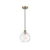 Athens Water Glass 1 Light Small Pendant 10.75 Inch Tall by Innovations - 616-1P-G1215-8