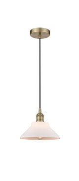 Orwell 1 Light Cord Hung Small Pendant 8.38 Inch Length by Innovations - 616-1P-G13