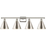 Ballston Cone 4 Light Vanity Light 38 Inch Wide by Innovations - 516-4W-MBC-8