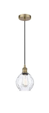 Waverly 1 Light Mini Pendant 9.25 Inch Tall by Innovations - 616-1P-G362