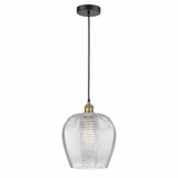 Norfolk 1 Light Medium Cord Hung Pendant by Innovations - 616-1P-G46-12