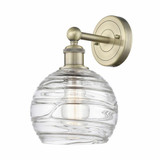 Athens Deco Swirl 1 Light Wall Sconce 12.88 Inch Tall by Innovations - 616-1W-G1213-8
