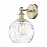 Athens Water Glass 1 Light Wall Sconce 12 Inch Tall by Innovations - 616-1W-G1215-8