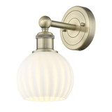 White Venetian 1 Light Wall Sconce 10.25 Inch Tall by Innovations - 616-1W-G1217-6