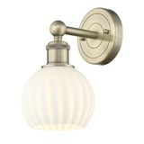 White Venetian 1 Light Wall Sconce 10.25 Inch Tall by Innovations - 616-1W-G1217-6