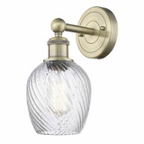 Salina 1 Light Globe Wall Sconce 11.5 Inch Tall by Innovations - 616-1W-SA