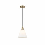 Berkshire 1 Light Small Pendant 10.75 Inch Tall by Innovations - 616-1P-GBC-8