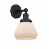 Fulton 1 Light Industrial Wall Sconce 10 Inch Tall by Innovations - 616-1W-G17