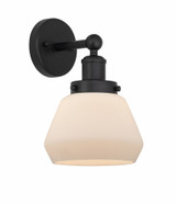 Fulton 1 Light Industrial Wall Sconce 10 Inch Tall by Innovations - 616-1W-G17