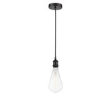 Edison 7W 1 LED Small Cord Hung Pendant by Innovations - 616-1P-BB125LED