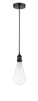 Edison 7W 1 LED Small Cord Hung Pendant by Innovations - 616-1P-BB125LED