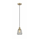 Chatham 1 Light Art Deco Small Pendant 11.75 Inch Tall by Innovations - 616-1PH-G14