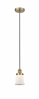 Canton 1 Light Mini Pendant 9.25 Inch Tall by Innovations - 616-1PH-G18S