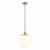 Beacon 1 Light Medium Cord Hung Pendant 17.63 Inch Tall by Innovations - 616-1PH-G20-14