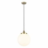 Beacon 1 Light Medium Cord Hung Pendant 17.63 Inch Tall by Innovations - 616-1PH-G20-14