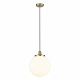 Beacon 1 Light Medium Cord Hung Pendant 17.63 Inch Tall by Innovations - 616-1PH-G20-14