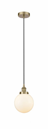 Beacon 1 Light Small Pendant 8 Inch Wide by Innovations - 616-1PH-G20-8