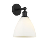 Bristol Glass 1 Matte White Light Wall Sconce by Innovations - 616-1W-GBD-75