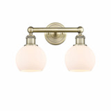 Athens 2 Light Industrial Vanity Light 15 Inch Wide by Innovations - 616-2W-A