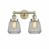Chatham 2 Light Vanity Light 15.5 Inch Wide by Innovations - 616-2W-CH