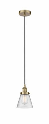 Cone 1 Light Small Pendant by Innovations 616-1PH-G6 - 616-1PH-G6