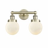 Beacon 2 Light Vanity Light 15.5 Inch Wide by Innovations - 616-2W-BE