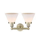 Cone 2 Light Vanity Light 16.75 Inch Wide by Innovations - 616-2W-CON