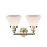 Cone 2 Light Vanity Light 16.75 Inch Wide by Innovations - 616-2W-CON
