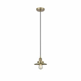 Railroad 1 Light Small Cord Hung Pendant 9.75 Inch Tall by Innovations - 616-1PH-M1-M7