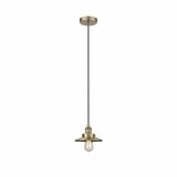 Railroad 1 Light Small Cord Hung Pendant 9.75 Inch Tall by Innovations - 616-1PH-M1-M7