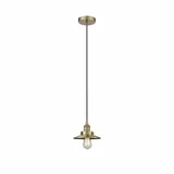 Railroad 1 Light Small Cord Hung Pendant 9.75 Inch Tall by Innovations - 616-1PH-M1-M7