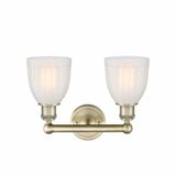 Brookfield 2 Light Vanity Light 14.75 Inch Wide by Innovations - 616-2W-BR