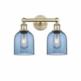 Bella 2 Light Industrial Vanity Light 14.5 Inch Wide by Innovations - 616-2W-G558-6