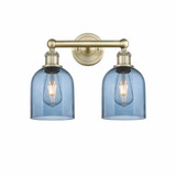 Bella 2 Light Industrial Vanity Light 14.5 Inch Wide by Innovations - 616-2W-G558-6