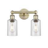 Clymer 2 Light Art Deco Vanity Light by Innovations - 616-2W-G80