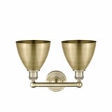 Metal Bristol 2 Light Vanity Light by Innovations - 616-2W-MB
