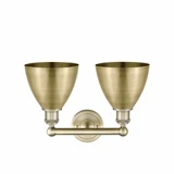 Metal Bristol 2 Light Vanity Light by Innovations - 616-2W-MB